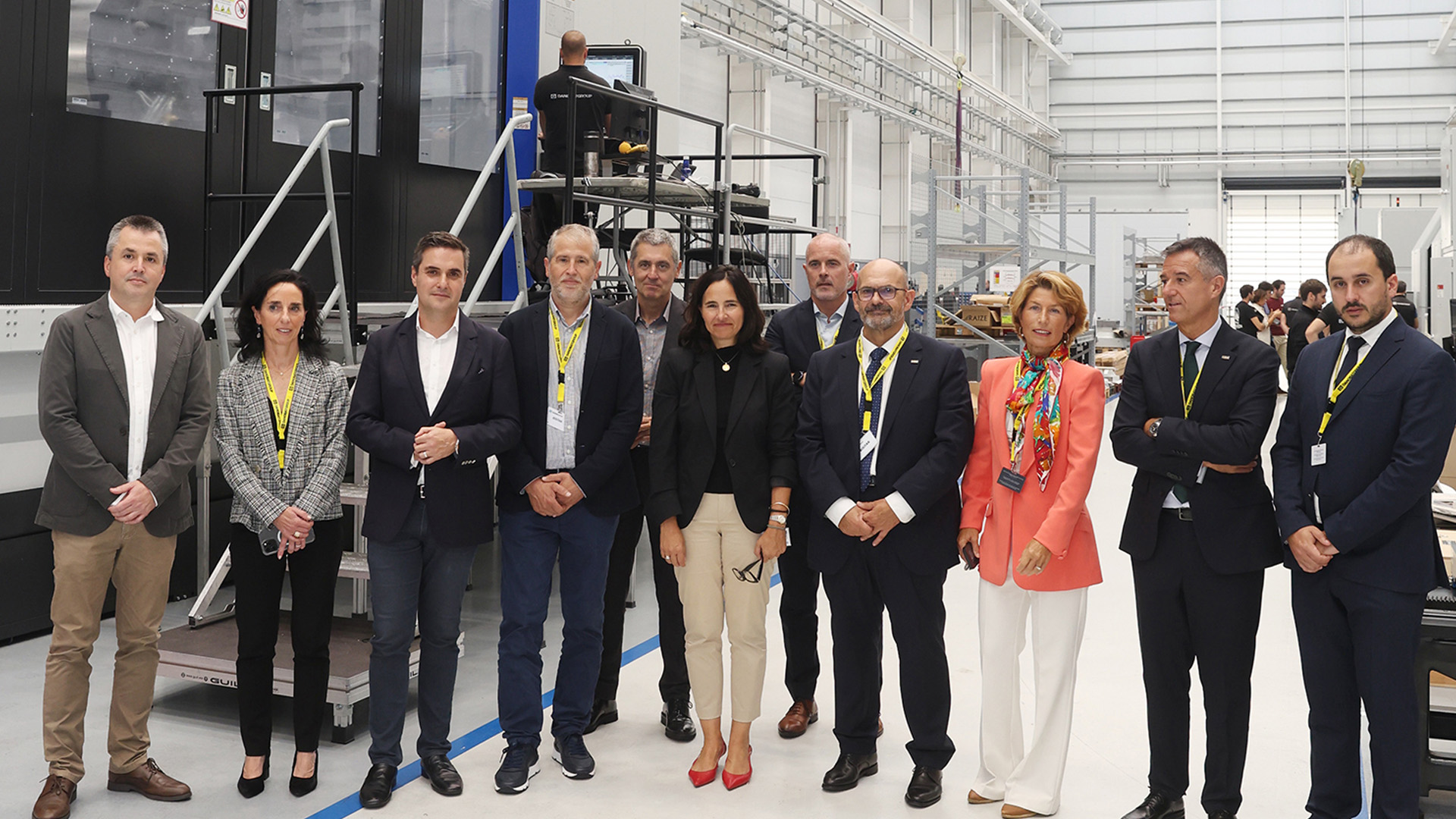 The minister of Industry, Mikel Jauregi, visits Danobatgroup