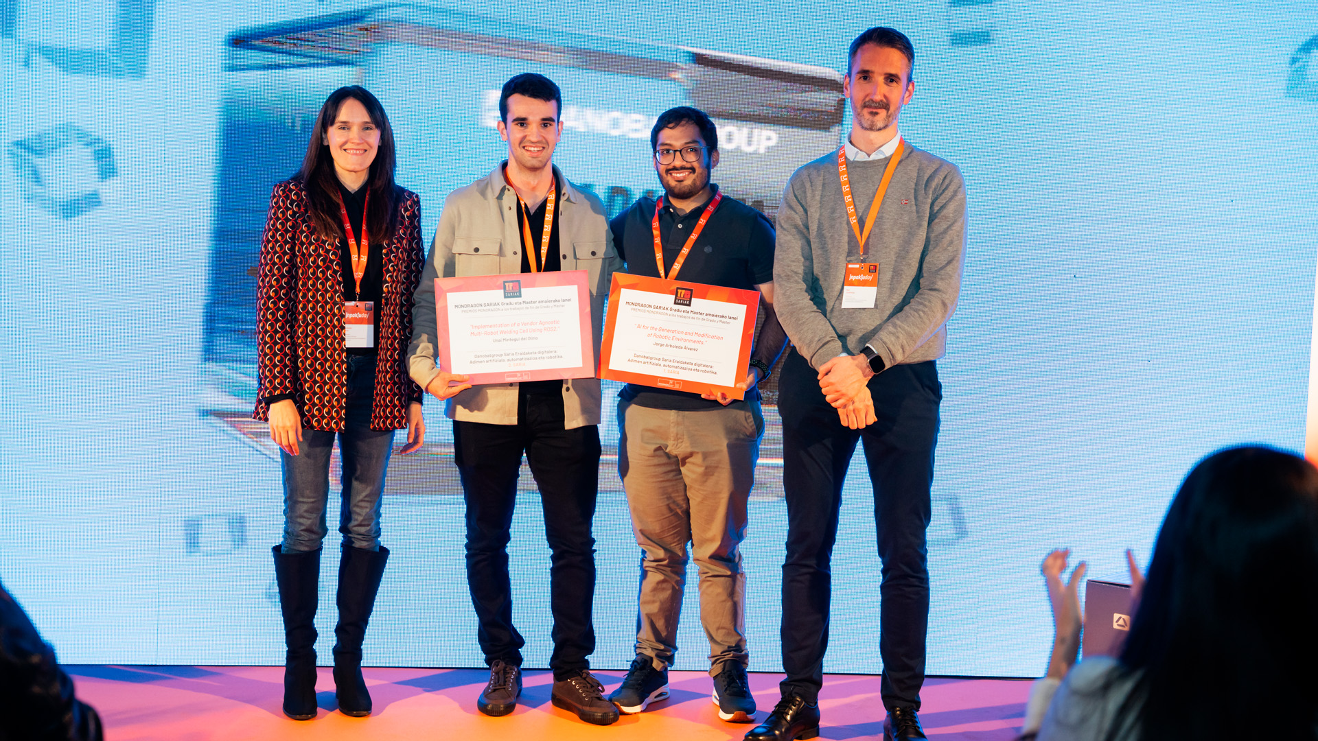 Danobatgroup impulsa el talento en la transformación digital en los Premios TFG-TFM Mondragon Sariak 2025