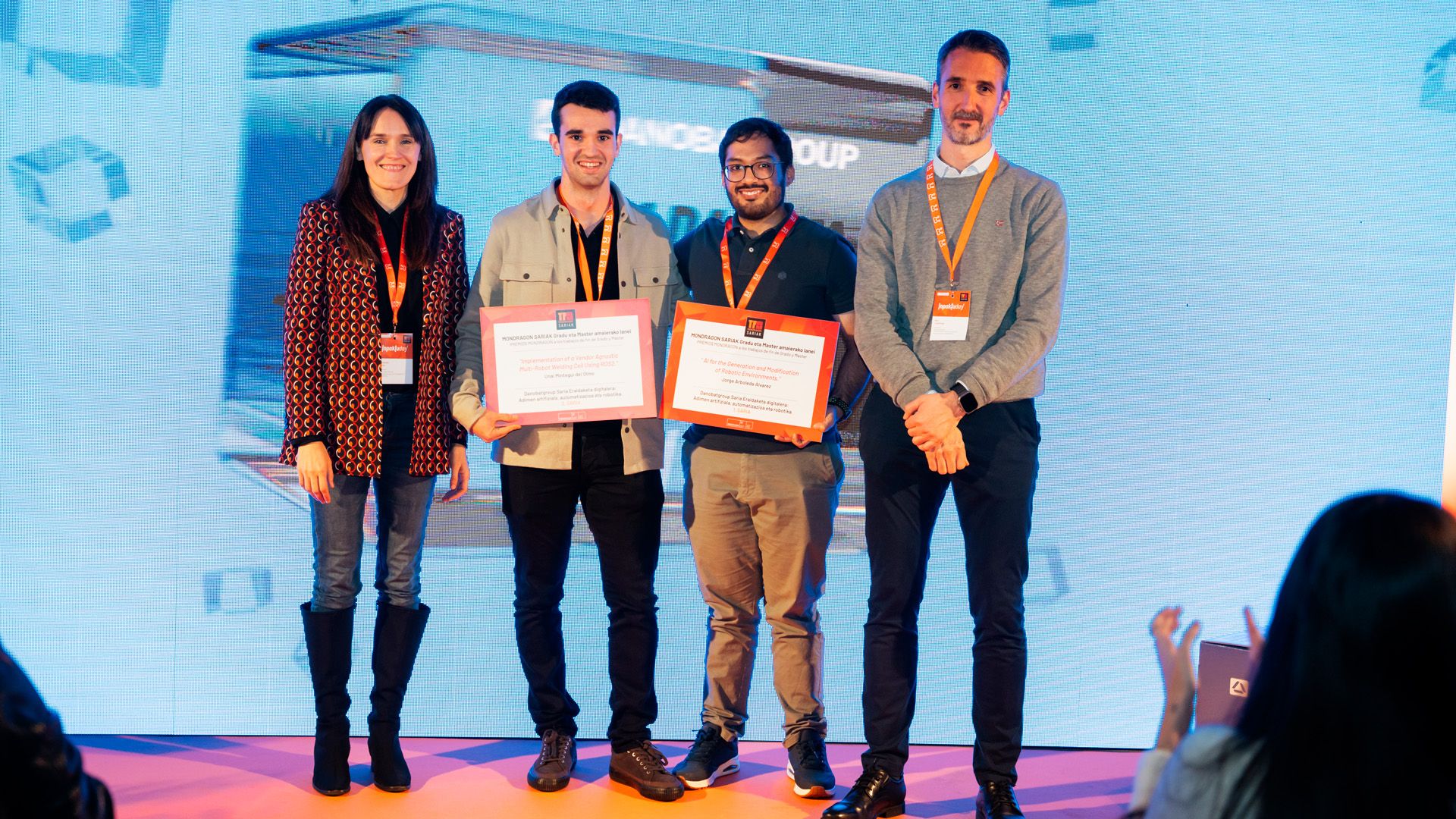 Danobatgroup impulsa el talento en la transformación digital en los Premios TFG-TFM Mondragon Sariak 2025