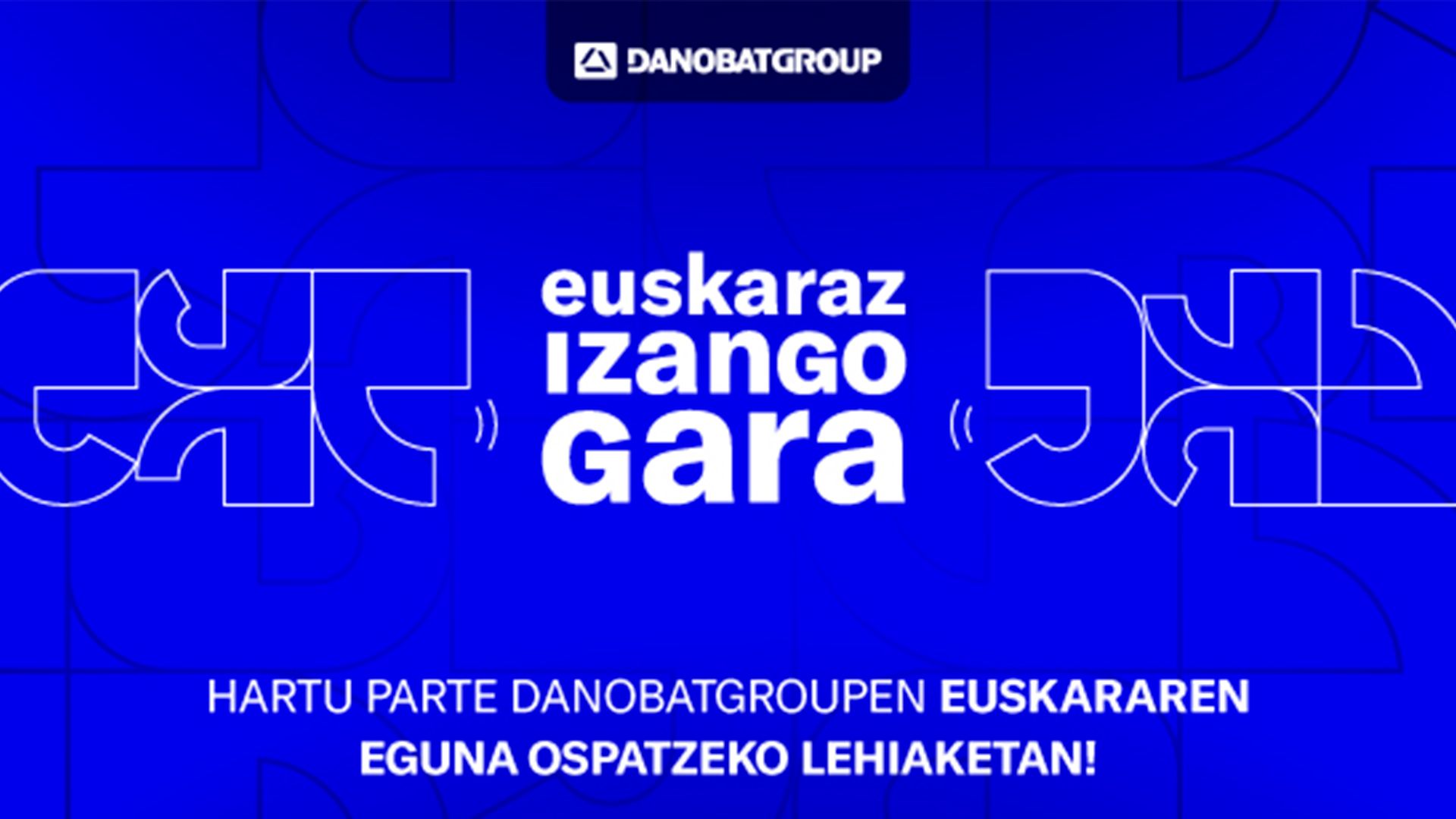 Danobatgroup lanza un año más el concurso para celebrar el día del euskera